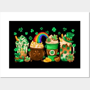 St. Patricks Day Coffee Lover Posters and Art